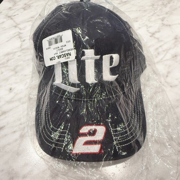 Team Penske Hat Cap Snap Back One Size Navy White NASCAR Racing‎ Brad Keselowski - Picture 2 of 11